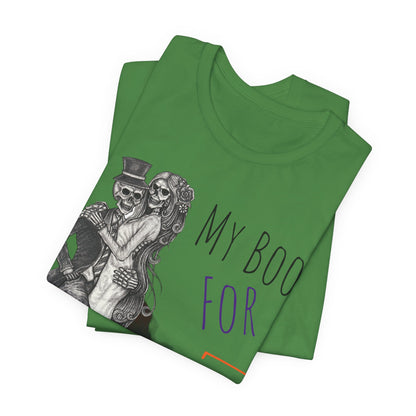 LCM23 My Boo For Life Halloween Unisex Jersey Short Sleeve Tee