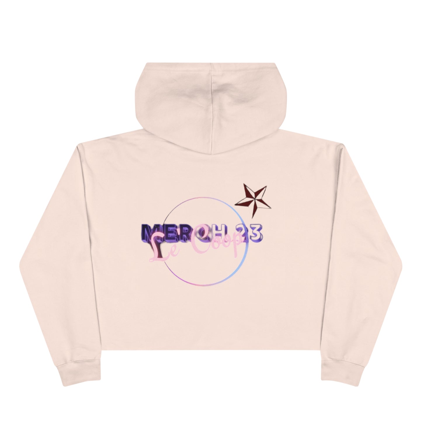 Le' Coop Merch 23 Butt/Heart  Crop Hoodie