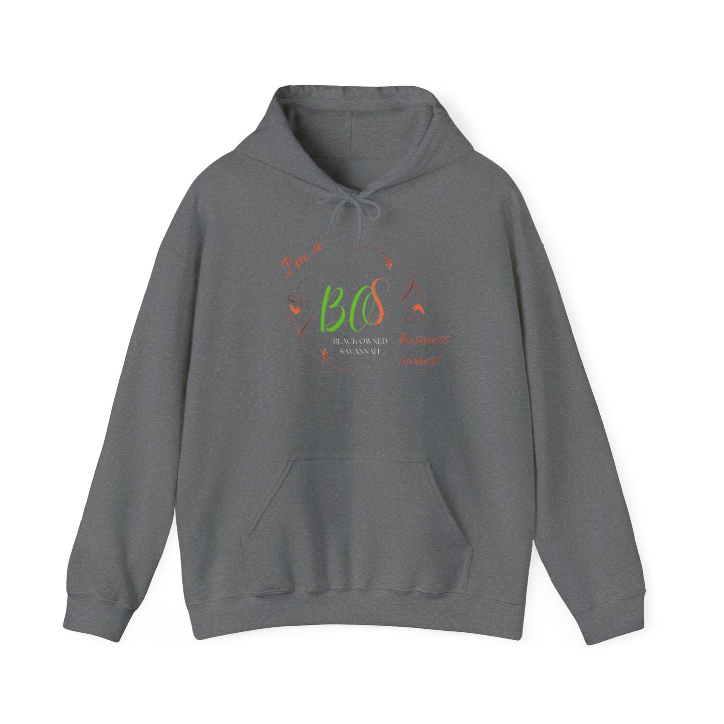 Black Owned Savannah "BOS" Unisex Heavy Blend™ Hooded Sweatshirt