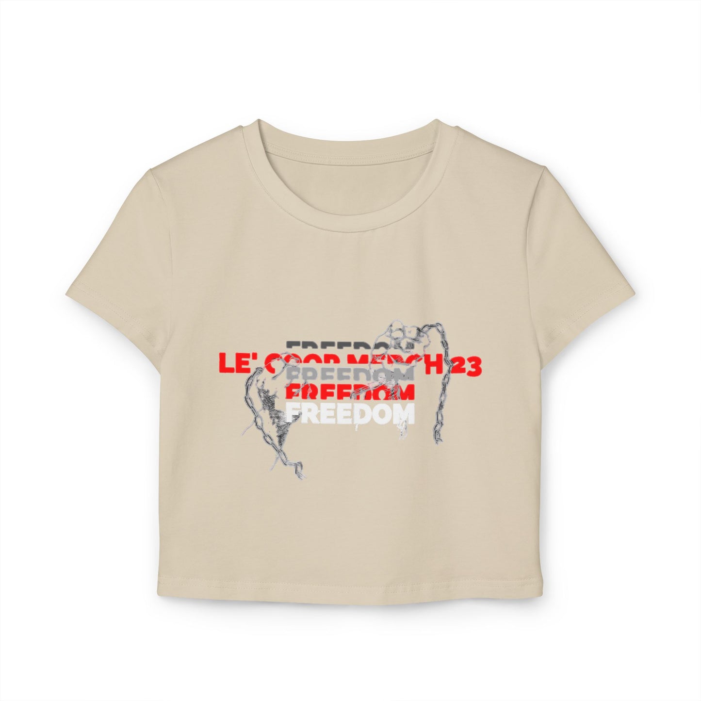 LCM23 Freedom Women's Baby Tee