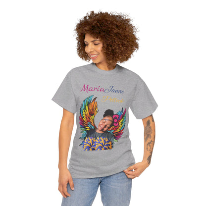 Aunt of an Angel For my family in Honor of Maria Pollock Unisex Heavy Cotton Tee(back customizable for name)