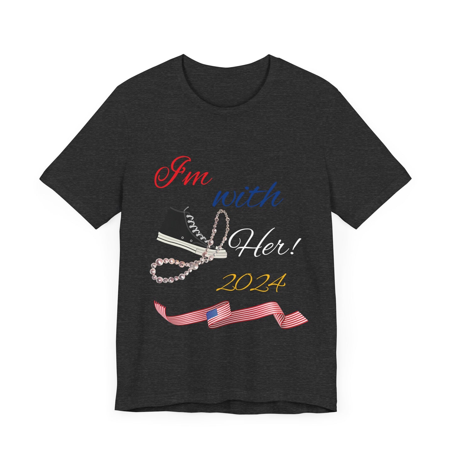 LCM23 I'm With Her/Harris/Walz Unisex Jersey Short Sleeve Tee