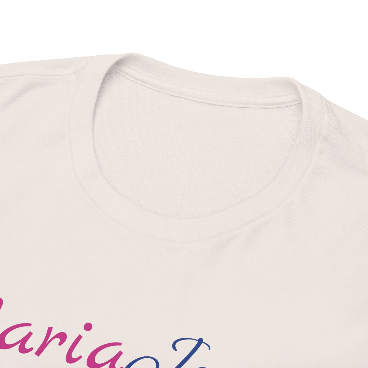 Aunt of an Angel For my family in Honor of Maria Pollock Unisex Heavy Cotton Tee(back customizable for name)