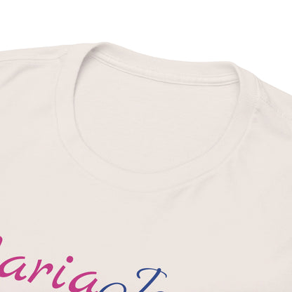 Aunt of an Angel For my family in Honor of Maria Pollock Unisex Heavy Cotton Tee(back customizable for name)