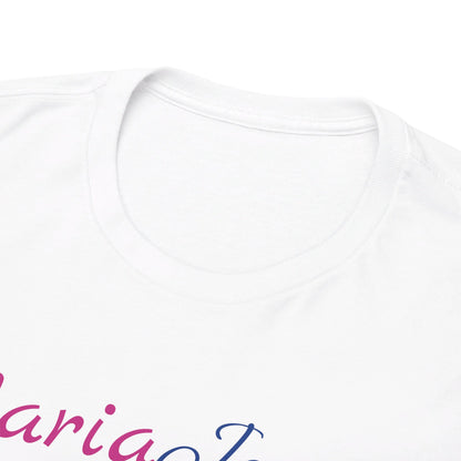 For my family in Honor of Maria Pollock Unisex Heavy Cotton Tee(back customizable for name)