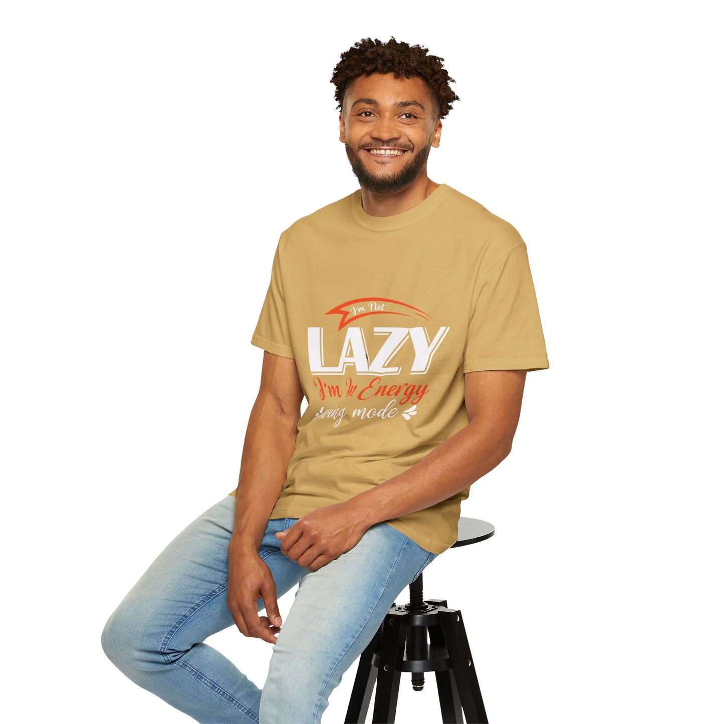 LCM23 "I'm Not Lazy..."  Unisex Garment-Dyed T-shirt