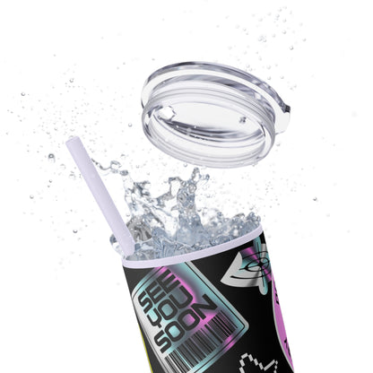 LCM23 School VIbes Skinny Tumbler with Straw, 20oz