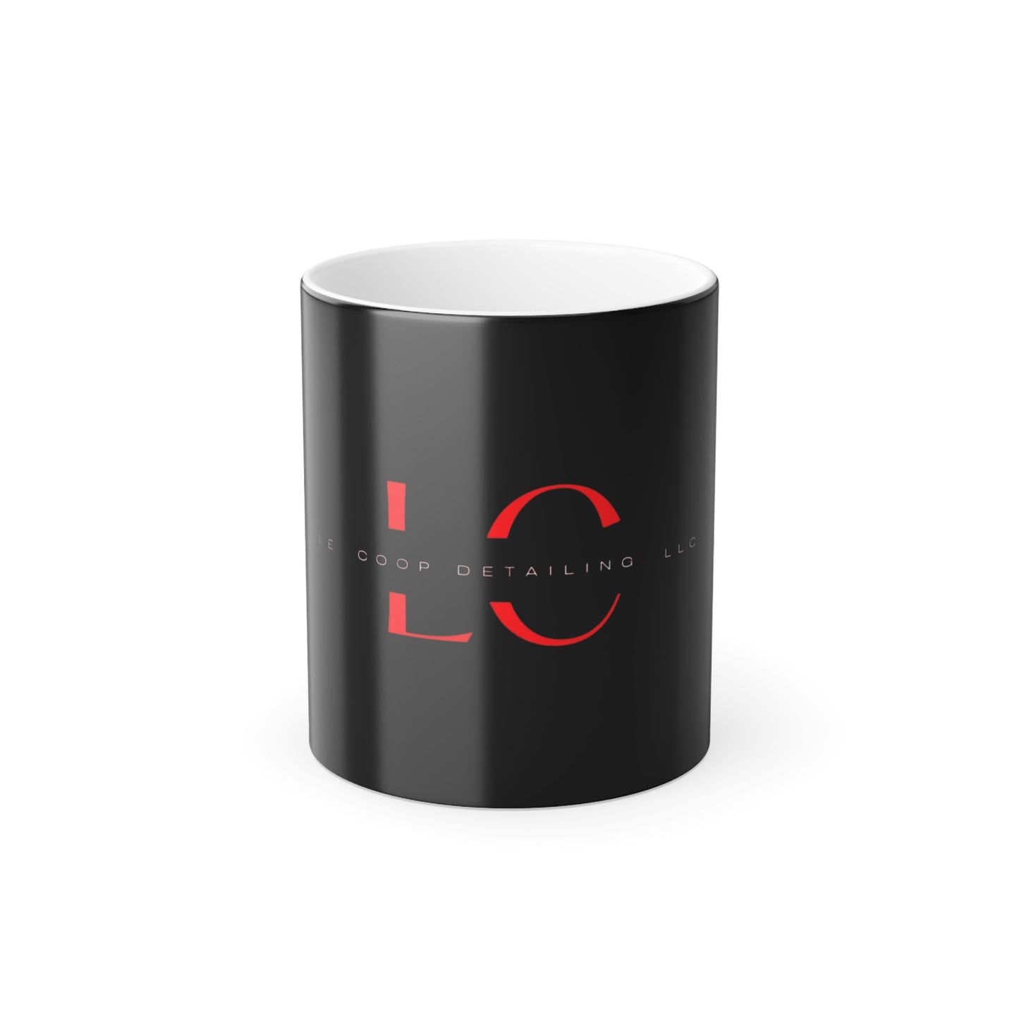 Le' Coop Detailing LLC Logo Color Morphing Mug, 11oz