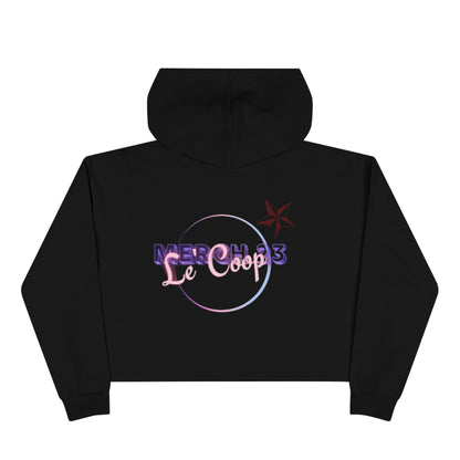 Le' Coop Merch 23 Butt/Heart  Crop Hoodie