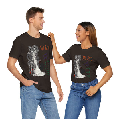 LCM23 My Boo For Life Halloween Unisex Jersey Short Sleeve Tee