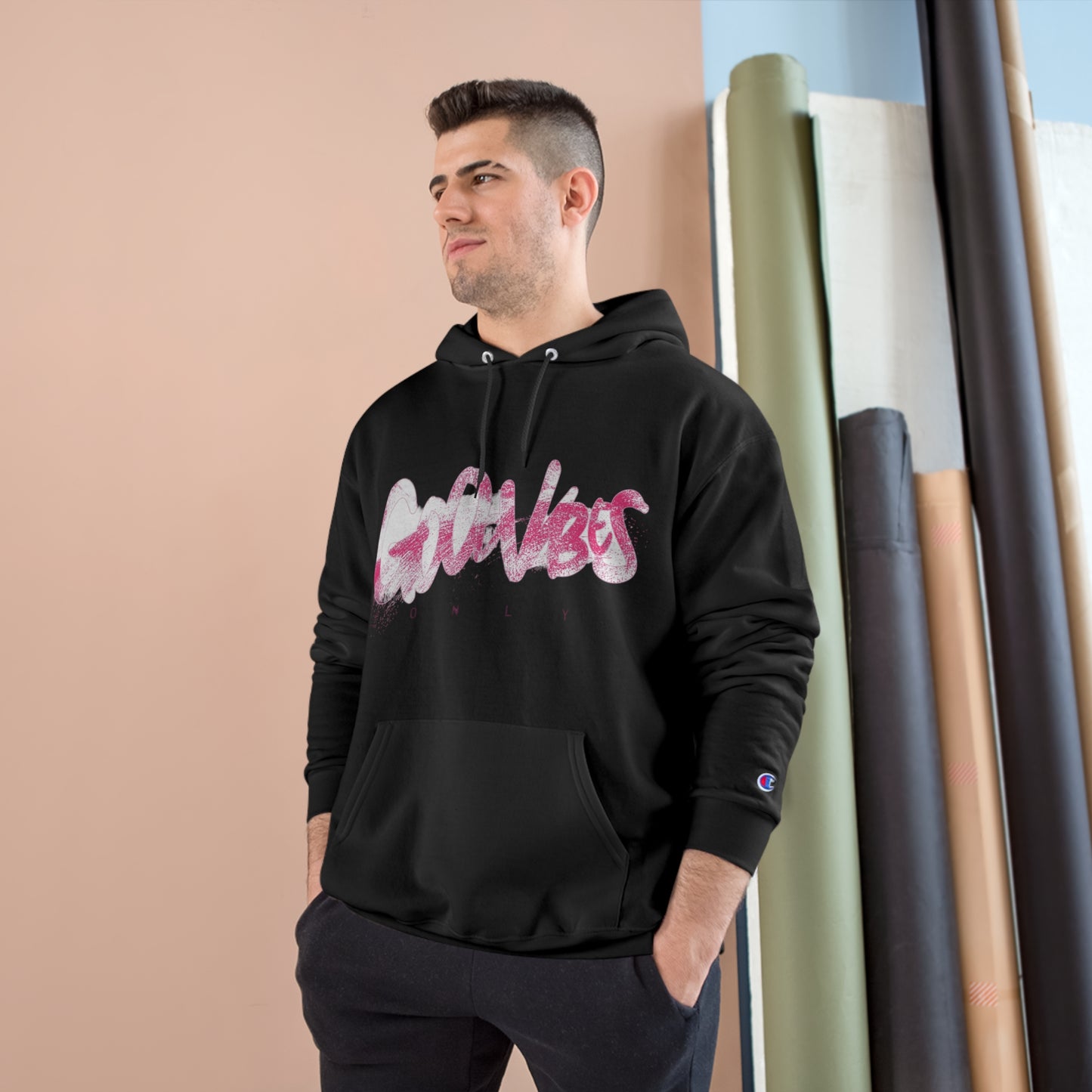 LCM23 Good Vibes Only Champion Hoodie