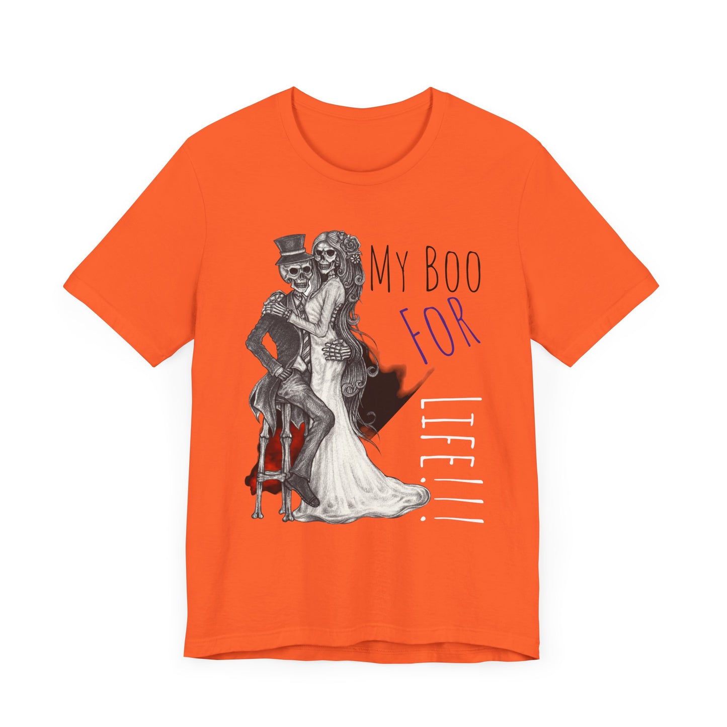 LCM23 My Boo For Life Halloween Unisex Jersey Short Sleeve Tee