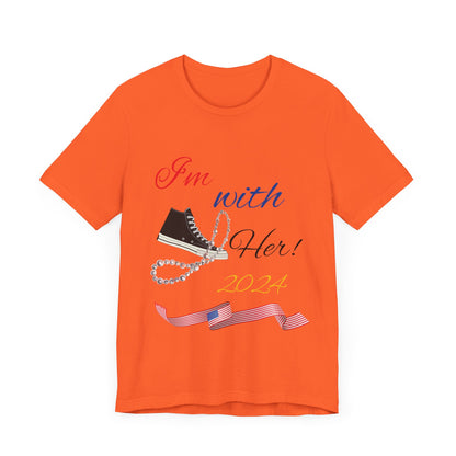 LCM23 I'm With Her/Harris/Walz Unisex Jersey Short Sleeve Tee