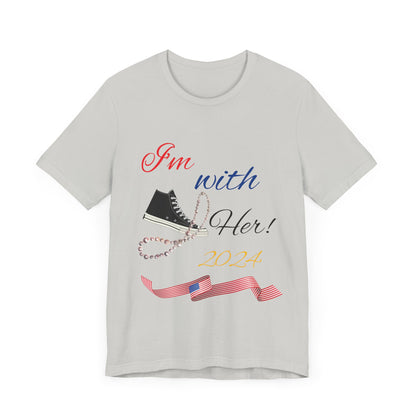 LCM23 I'm With Her/Harris/Walz Unisex Jersey Short Sleeve Tee