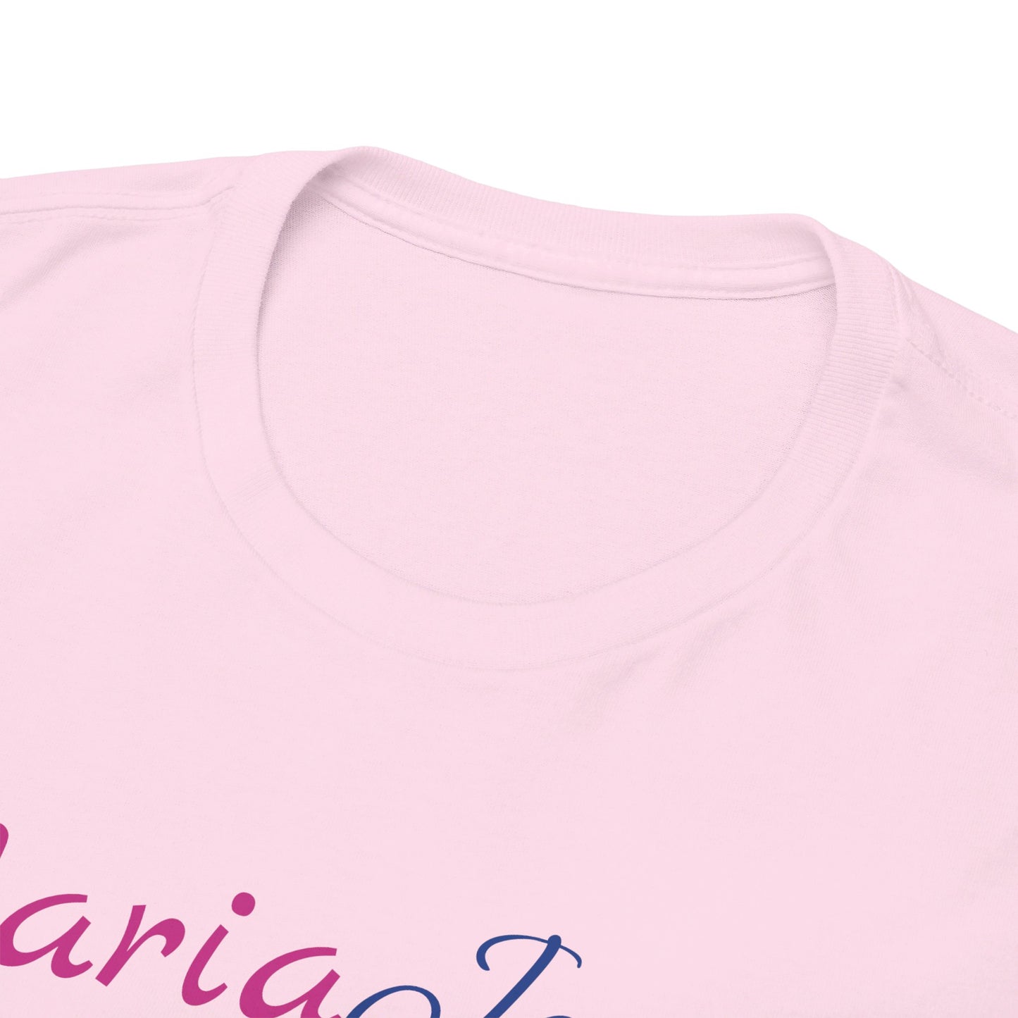 Aunt of an Angel For my family in Honor of Maria Pollock Unisex Heavy Cotton Tee(back customizable for name)