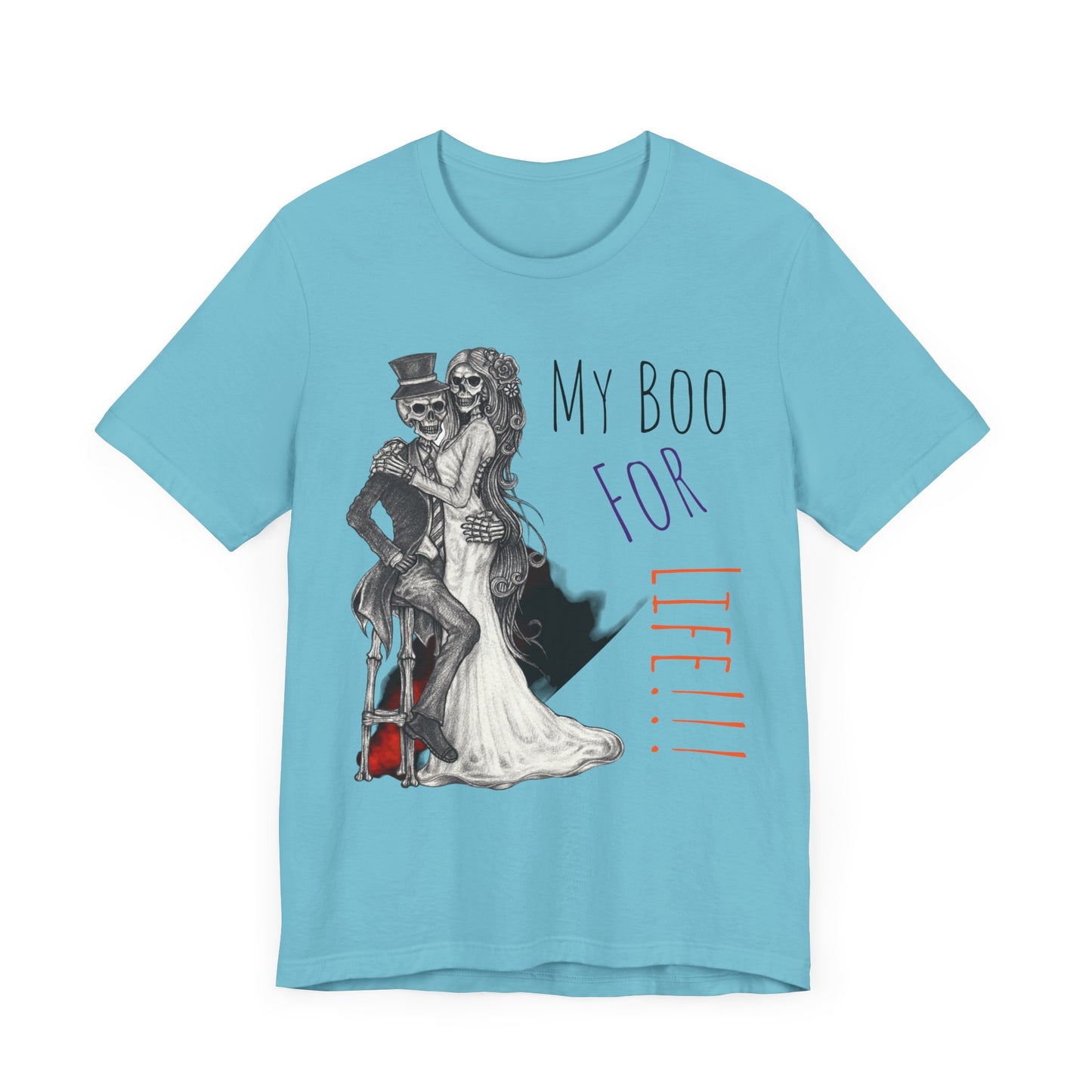 LCM23 My Boo For Life Halloween Unisex Jersey Short Sleeve Tee