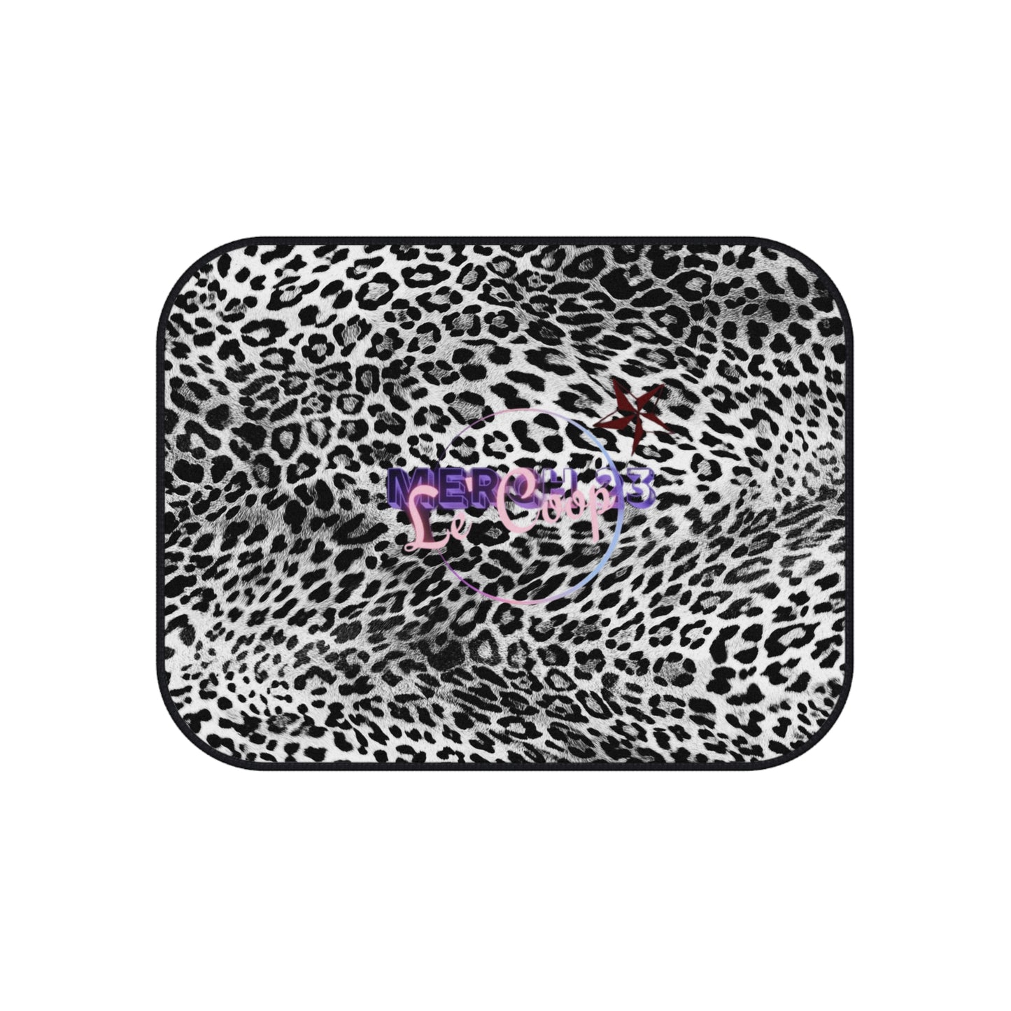 LCM23 Leopard Car Mats (Set of 4)