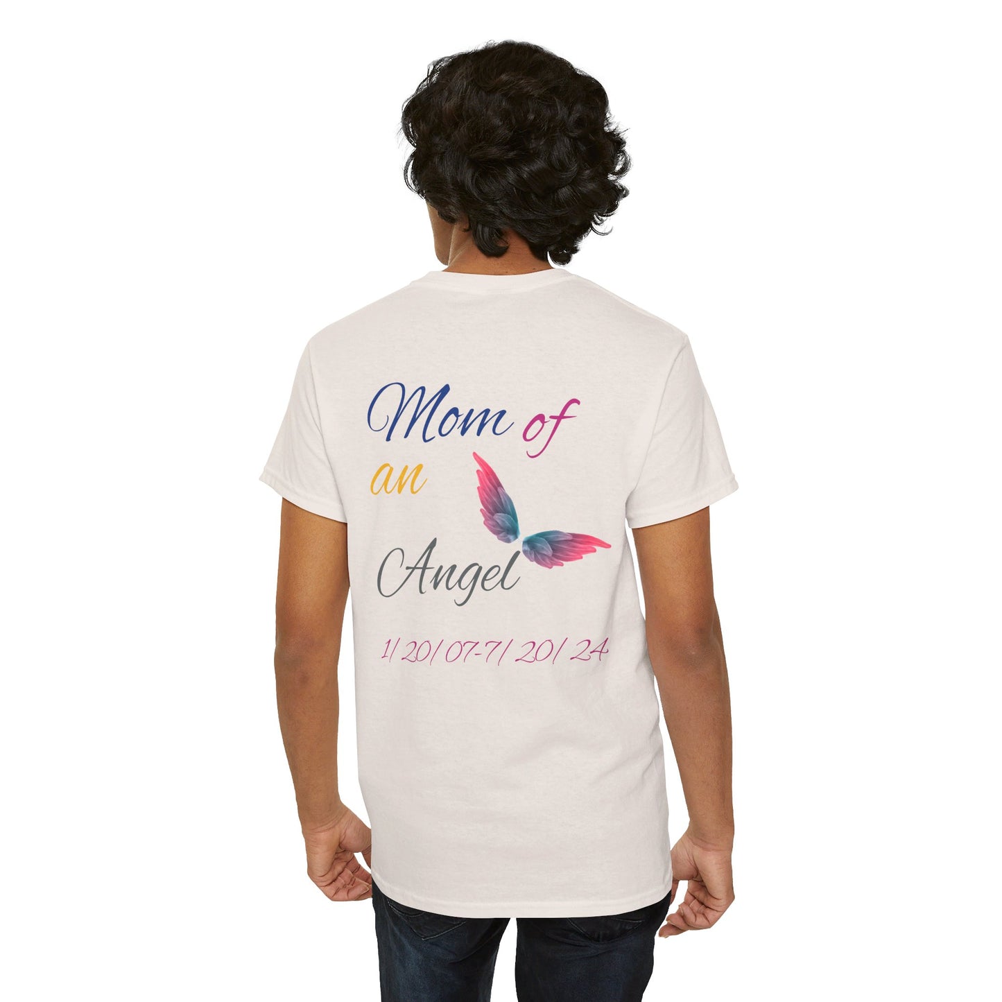 For my family in Honor of Maria Pollock Unisex Heavy Cotton Tee(back customizable for name)