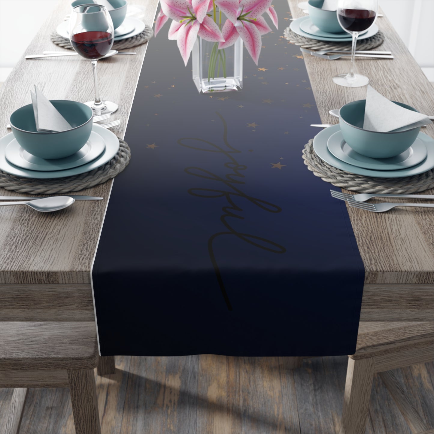 LCM23 Joyful Table Runner (Cotton, Poly)