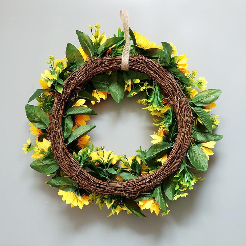 Sunflower Home Garland Door Decoration