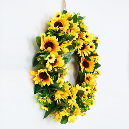 Sunflower Home Garland Door Decoration