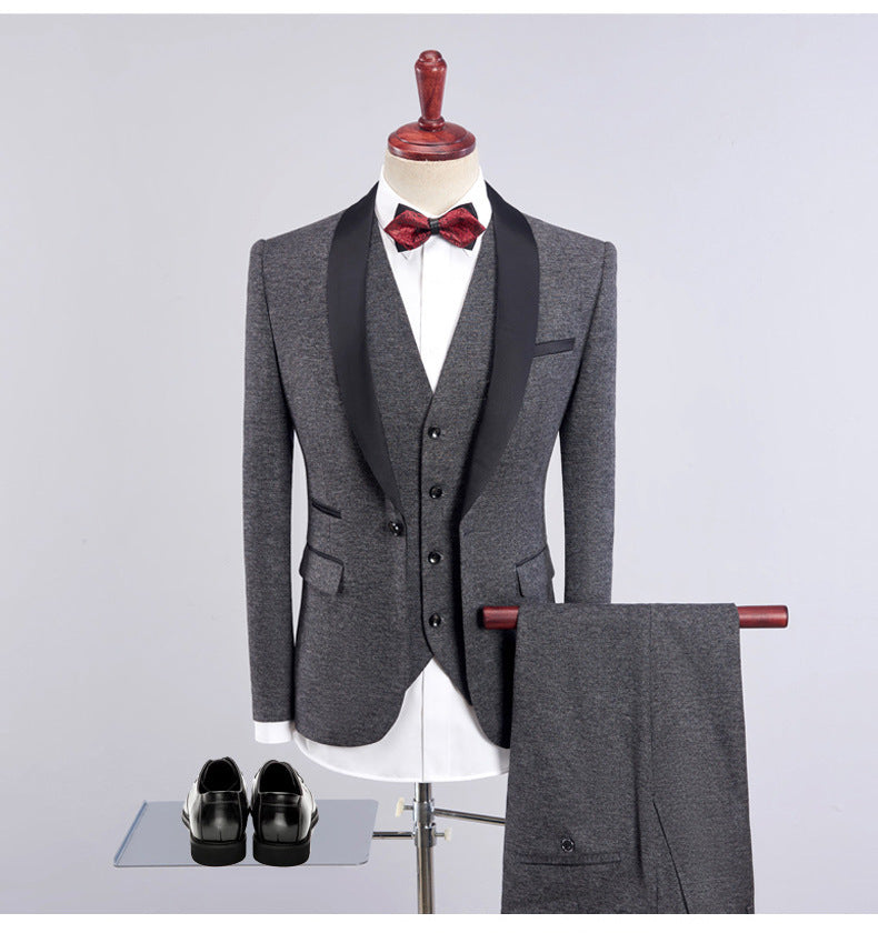 Slim Groom Wedding Suit