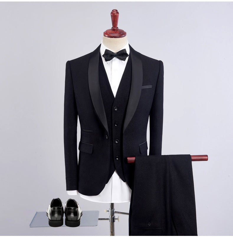 Slim Groom Wedding Suit