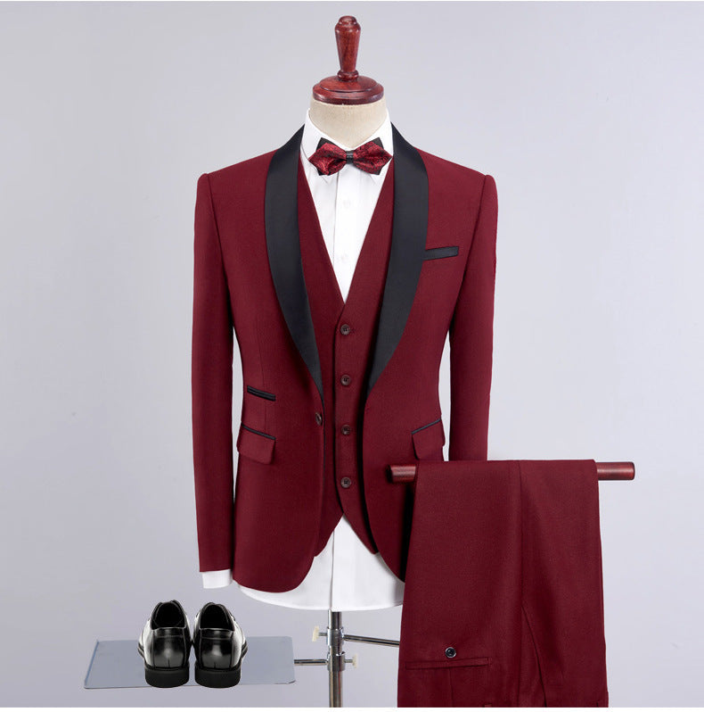 Slim Groom Wedding Suit