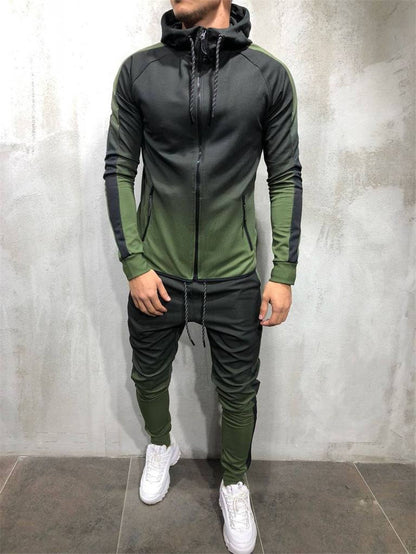 3d Running Hooded Sweater Set