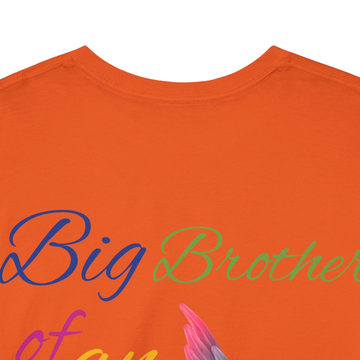 Big Brother  For my family in Honor of Maria Pollock Unisex Heavy Cotton Tee(back customizable for name)