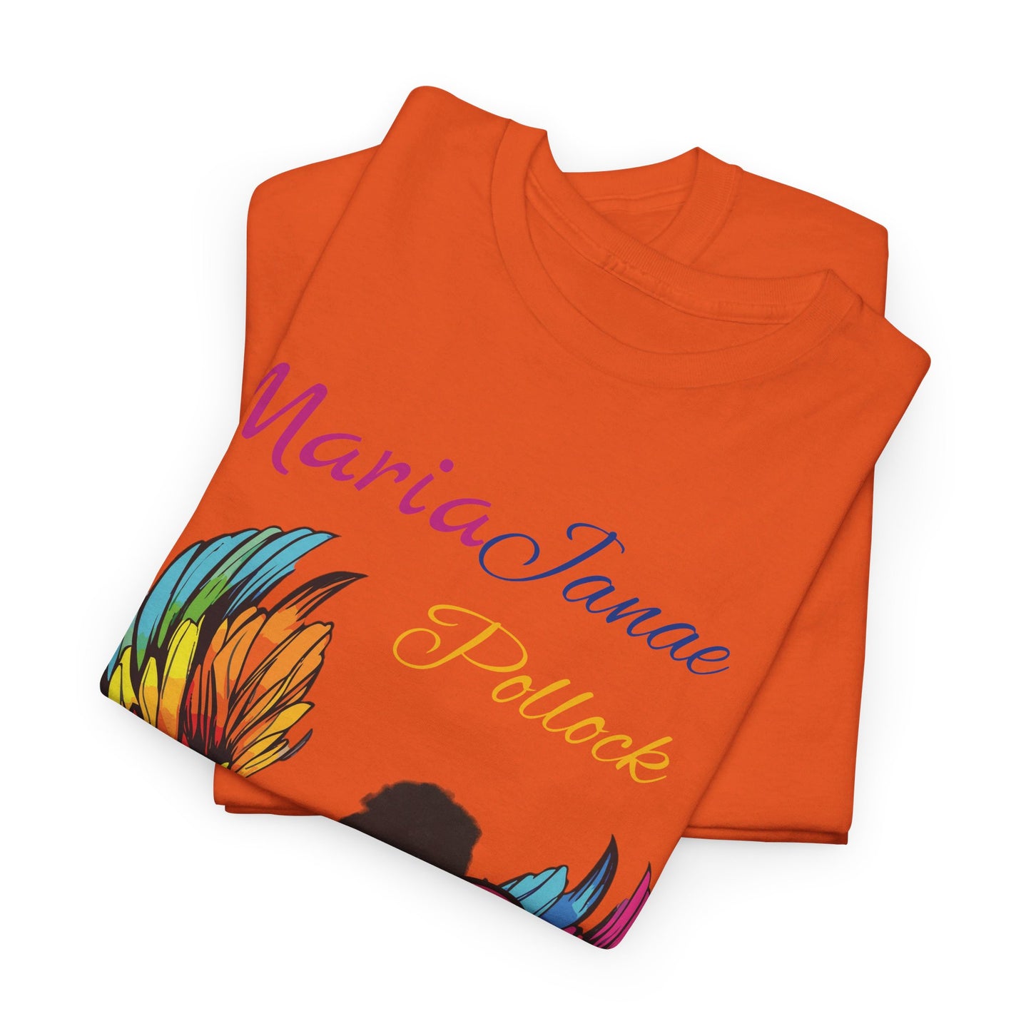 For my family in Honor of Maria Pollock Unisex Heavy Cotton Tee(back customizable for name)