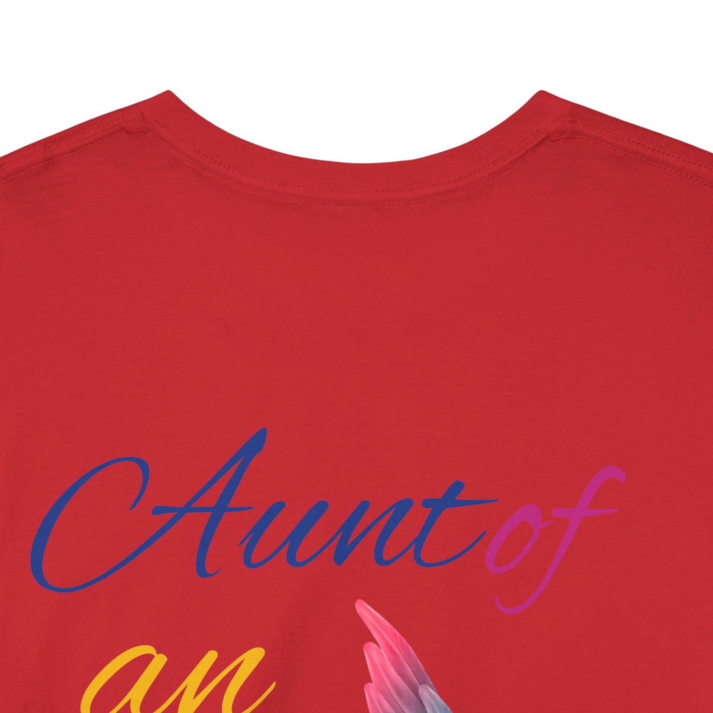 Aunt of an Angel For my family in Honor of Maria Pollock Unisex Heavy Cotton Tee(back customizable for name)