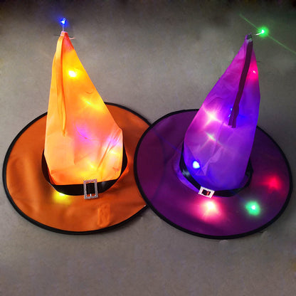 Halloween Decoration Witch Hat LED Lights