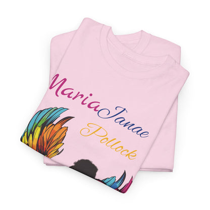 For my family in Honor of Maria Pollock Unisex Heavy Cotton Tee(back customizable for name)