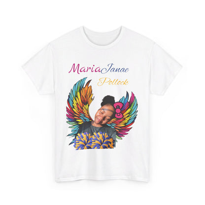 For my family in Honor of Maria Pollock Unisex Heavy Cotton Tee(back customizable for name)