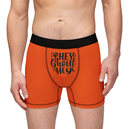 LCM23 Hey Ghoul Hey Halloween Men's Boxers (AOP)