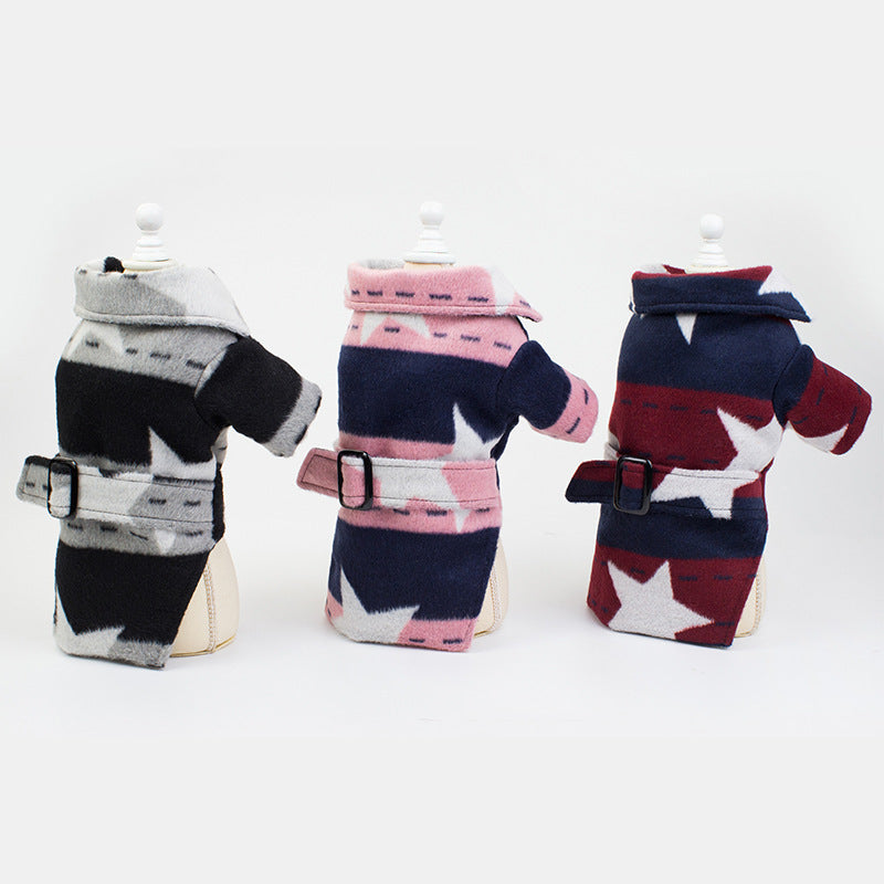 Pet five-pointed star clothes