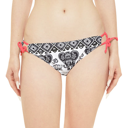 LCM23 African Elephant Print Strappy Bikini Set (AOP)