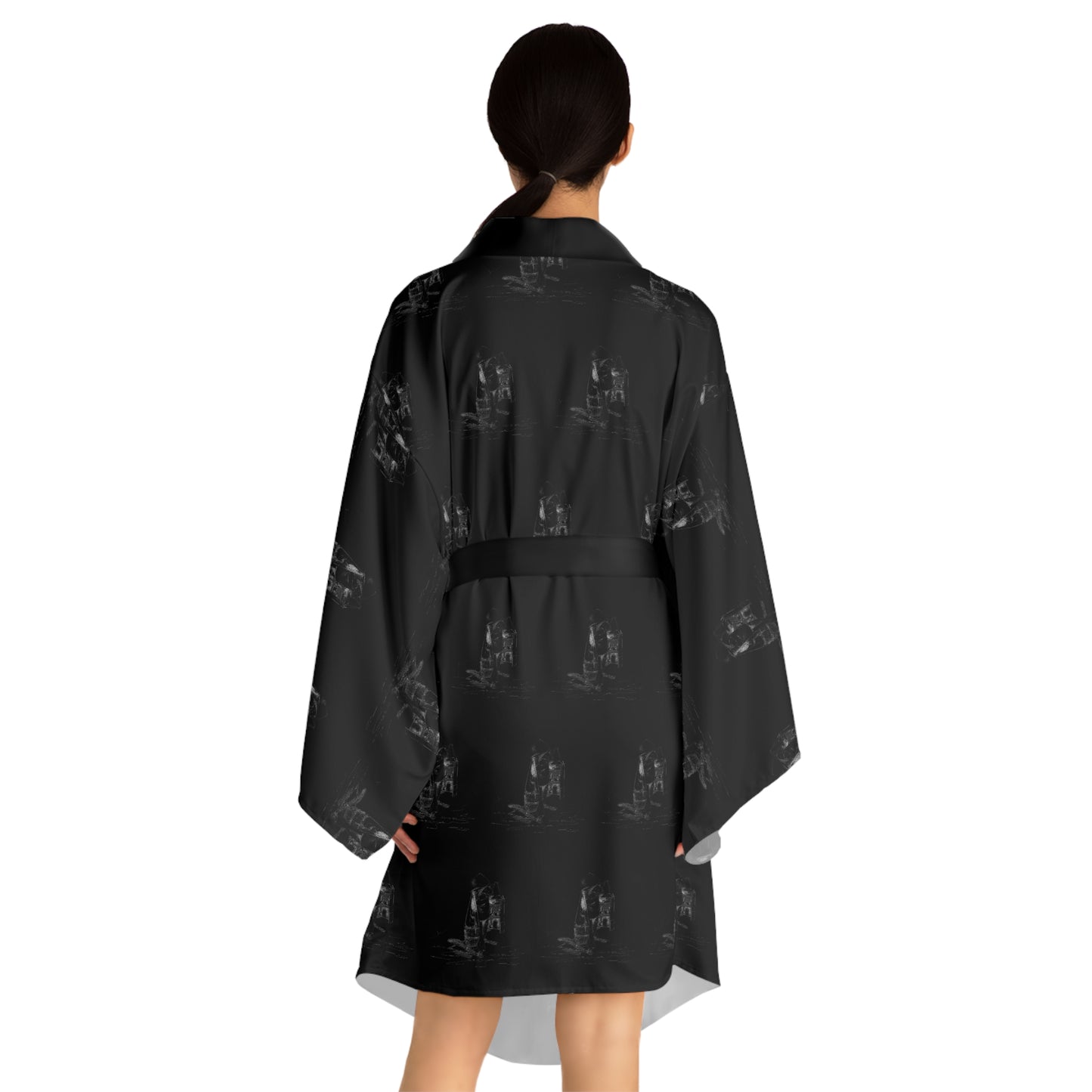 LCM23 Long Sleeve Kimono Robe (AOP)