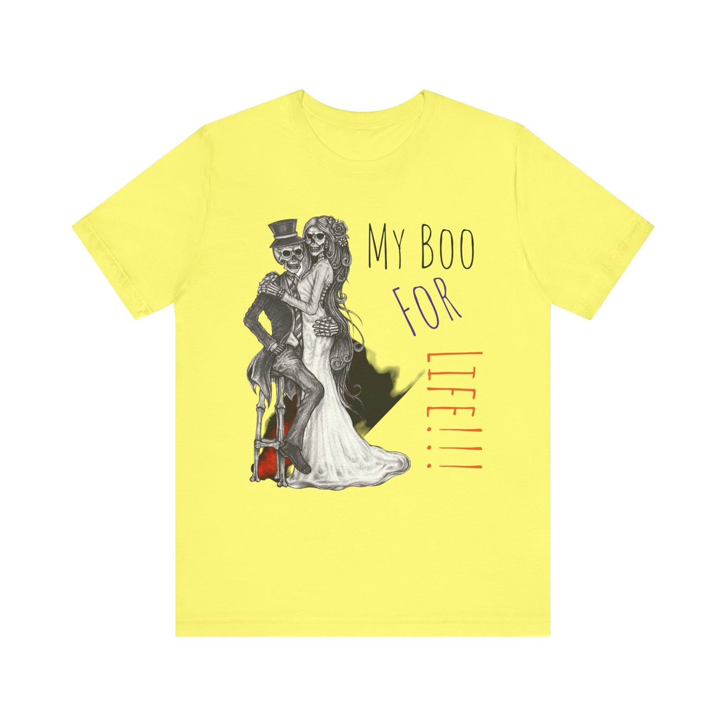 LCM23 My Boo For Life Halloween Unisex Jersey Short Sleeve Tee