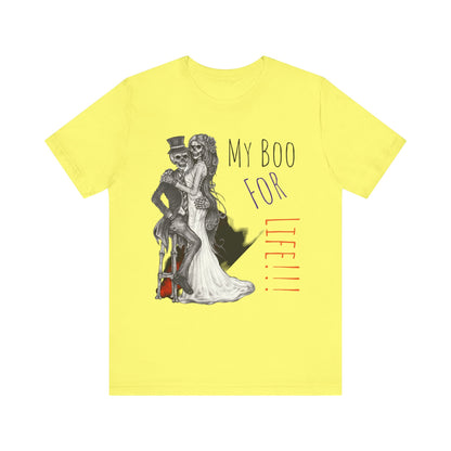 LCM23 My Boo For Life Halloween Unisex Jersey Short Sleeve Tee