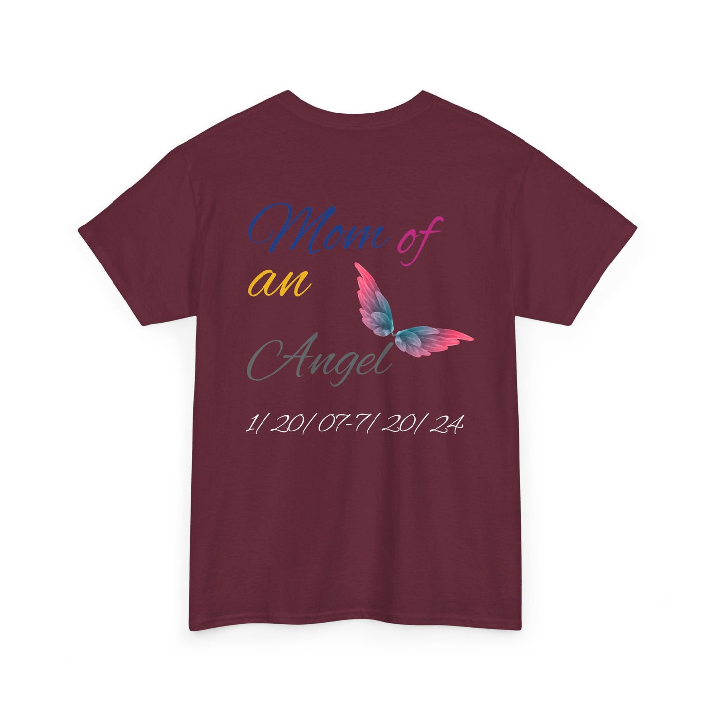 For my family in Honor of Maria Pollock Unisex Heavy Cotton Tee(back customizable for name)