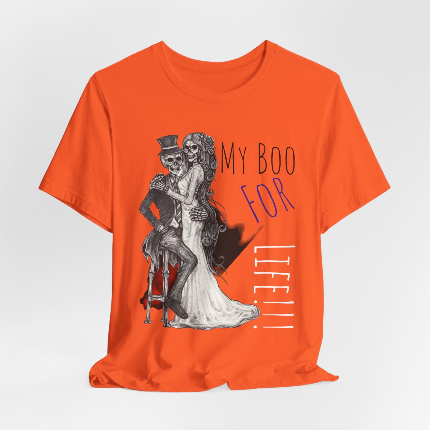 LCM23 My Boo For Life Halloween Unisex Jersey Short Sleeve Tee