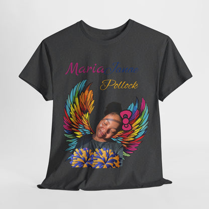 For my family in Honor of Maria Pollock Unisex Heavy Cotton Tee(back customizable for name)