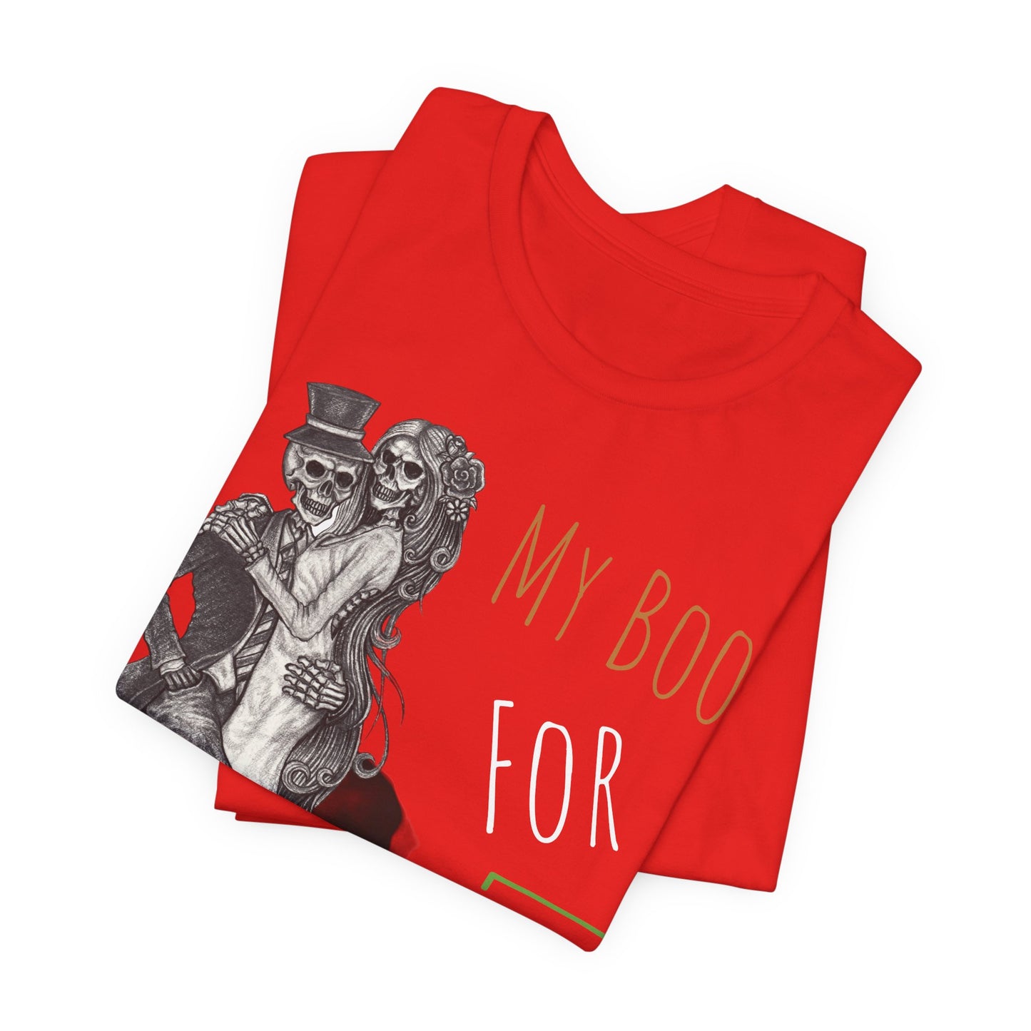 LCM23 My Boo For Life Halloween Unisex Jersey Short Sleeve Tee