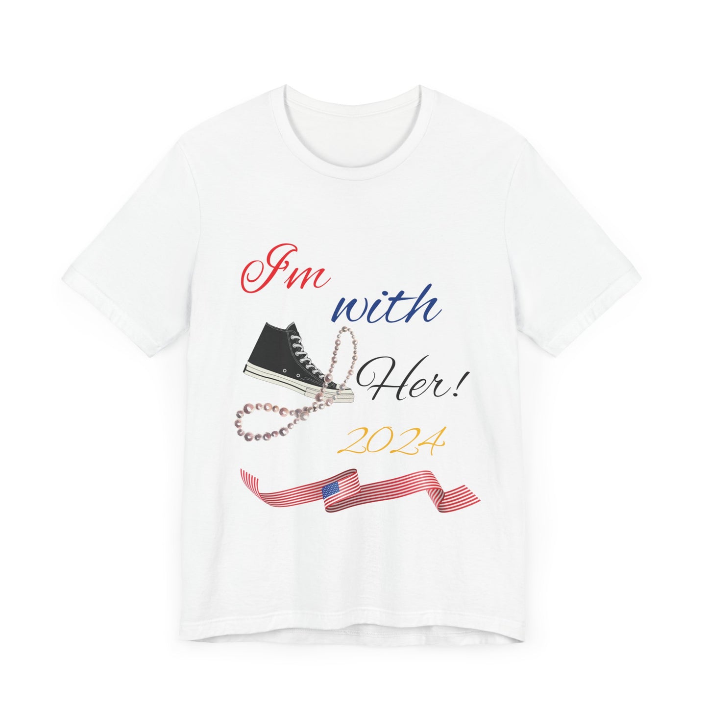 LCM23 I'm With Her/Harris/Walz Unisex Jersey Short Sleeve Tee