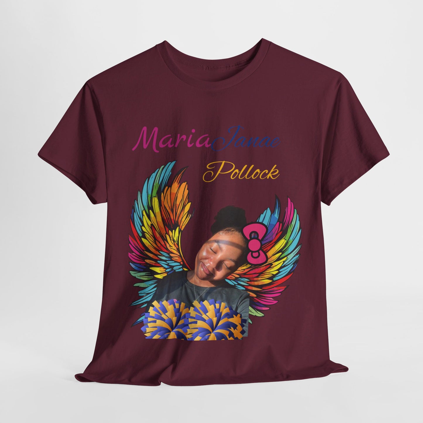 Big Brother  For my family in Honor of Maria Pollock Unisex Heavy Cotton Tee(back customizable for name)