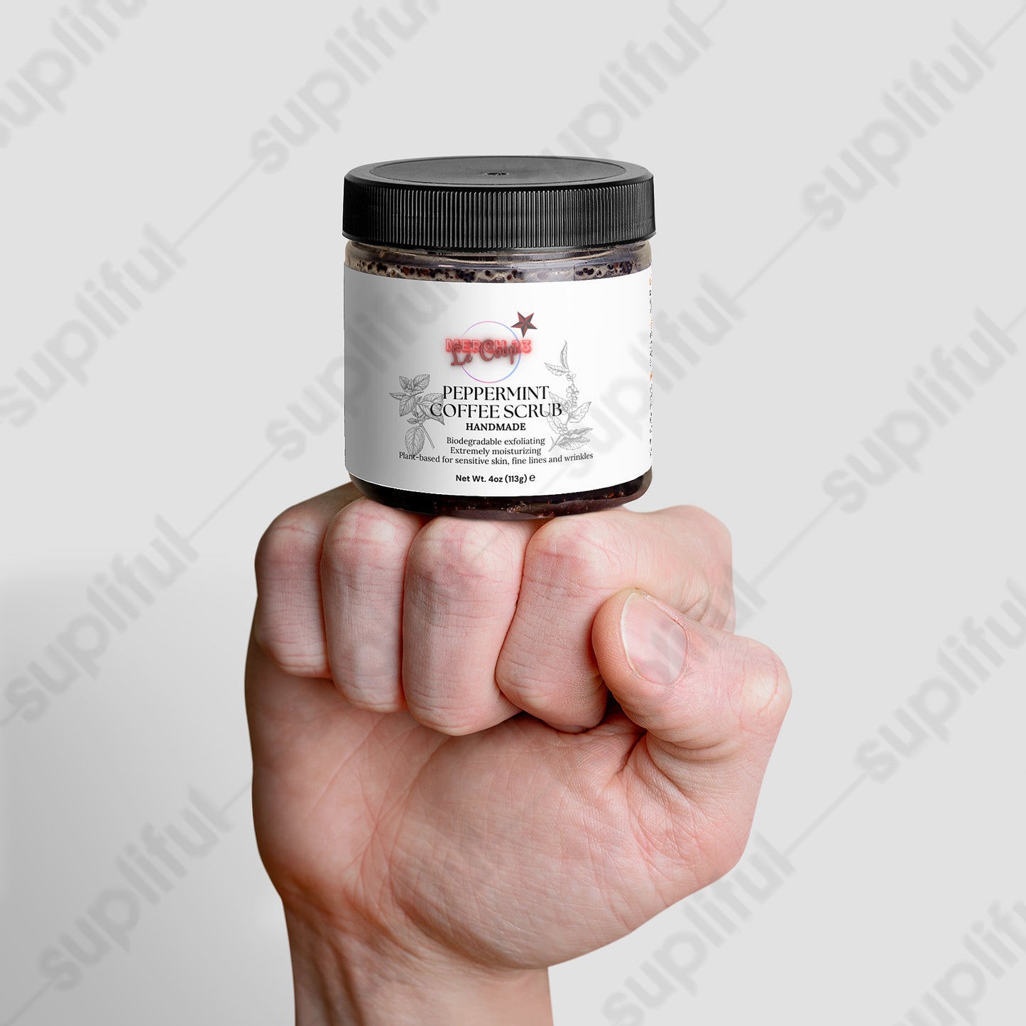 LCM23 Peppermint Coffee Scrub