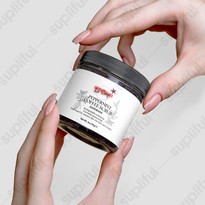 LCM23 Peppermint Coffee Scrub