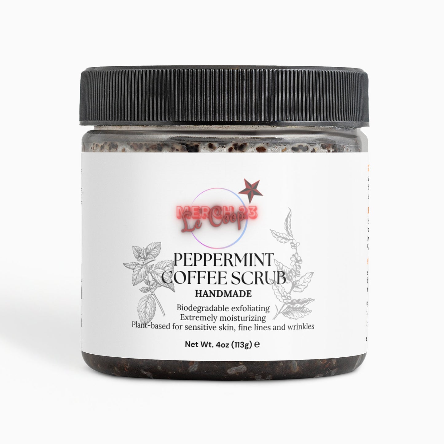 LCM23 Peppermint Coffee Scrub